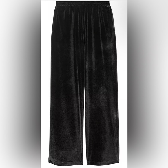 Victoria Secret Pink Bling Velour Shine Full-zip Crop Hoodie & Wide-leg Pants - Picture 2 of 8